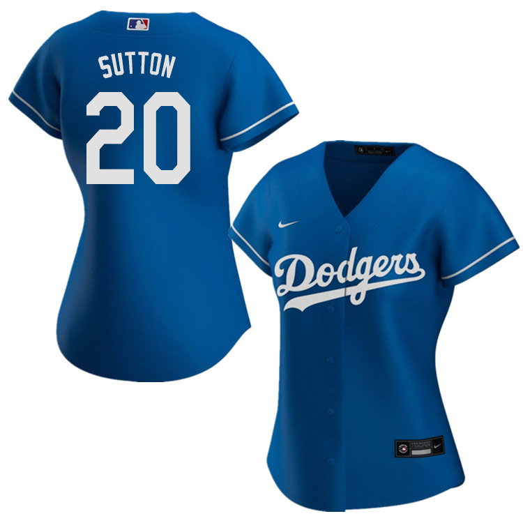 Nike Women #20 Don Sutton Los Angeles Dodgers Baseball Jerseys Sale-Blue